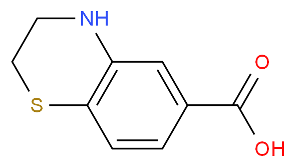 3,4-Dihydro-2H-1,4-benzothiazine-6-carboxylic acid_分子结构_CAS_)