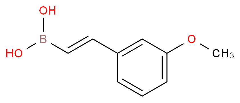 [(E)-2-(3-methoxyphenyl)ethenyl]boronic acid_分子结构_CAS_214907-17-2