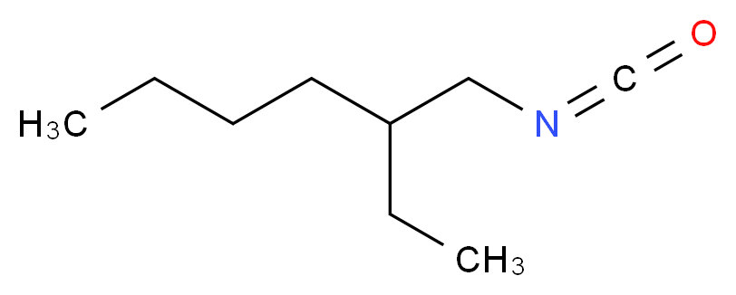 3-(isocyanatomethyl)heptane_分子结构_CAS_20392-34-1