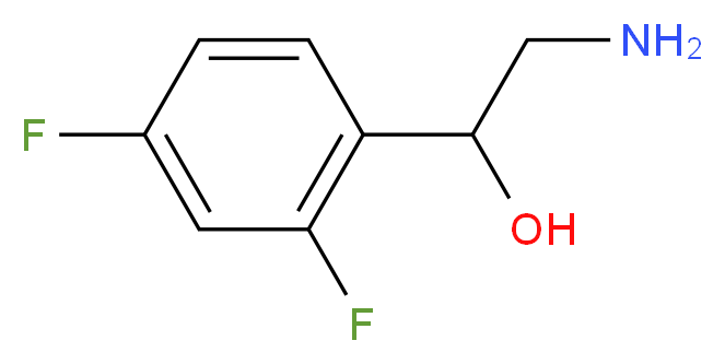 2-amino-1-(2,4-difluorophenyl)ethanol_分子结构_CAS_51337-06-5)
