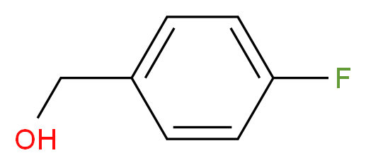 (4-fluorophenyl)methanol_分子结构_CAS_)