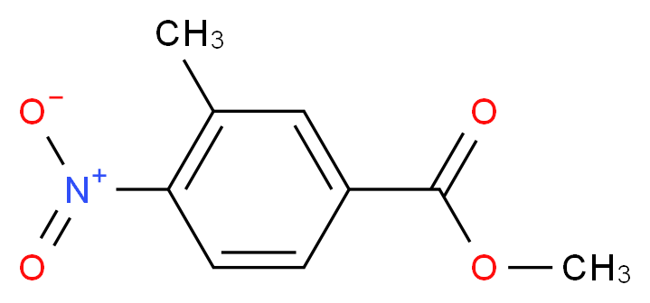 Methyl 3-methyl-4-nitrobenzenecarboxylate_分子结构_CAS_24078-21-5)