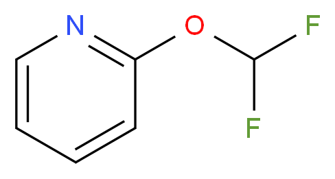 2-(DifluoroMethoxy)pyridine_分子结构_CAS_865075-07-6)