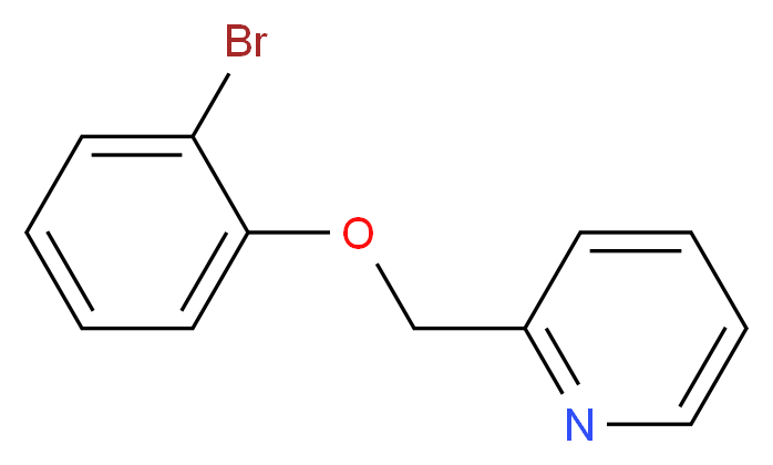 2-(2-bromophenoxymethyl)pyridine_分子结构_CAS_1016531-68-2