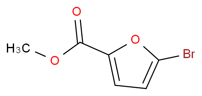 5-溴-2-糠酸甲酯_分子结构_CAS_2527-99-3)