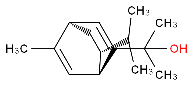 2-[(1R,4R,7R)-5-methyl-7-(propan-2-yl)bicyclo[2.2.2]octa-2,5-dien-2-yl]propan-2-ol_分子结构_CAS_1063949-39-2