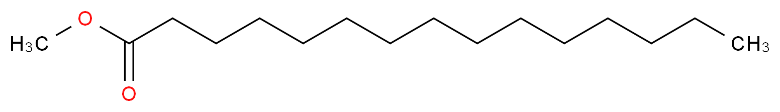 methyl pentadecanoate_分子结构_CAS_7132-64-1
