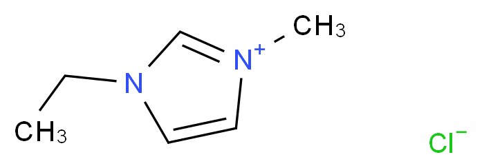 1-乙基-3-甲基咪唑氯_分子结构_CAS_65039-09-0)