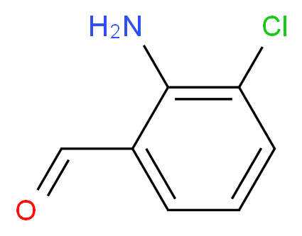 2-amino-3-chlorobenzaldehyde_分子结构_CAS_397322-82-6