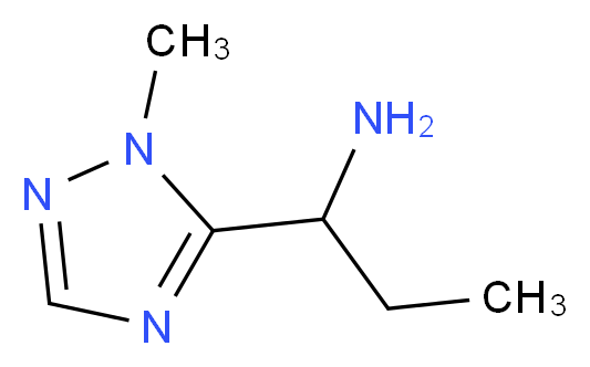 1-(1-methyl-1H-1,2,4-triazol-5-yl)-1-propanamine_分子结构_CAS_959239-47-5)