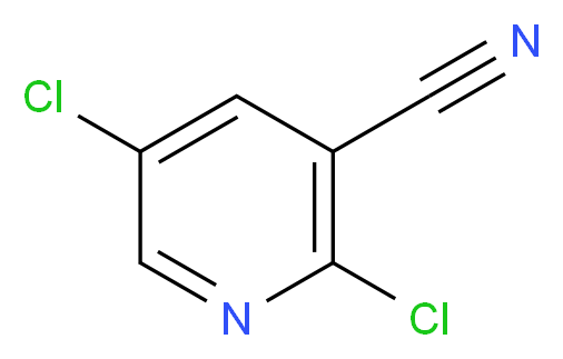 2,5-Dichloronicotinonitrile_分子结构_CAS_126954-66-3)