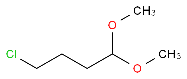 4-chloro-1,1-dimethoxybutane_分子结构_CAS_29882-07-3