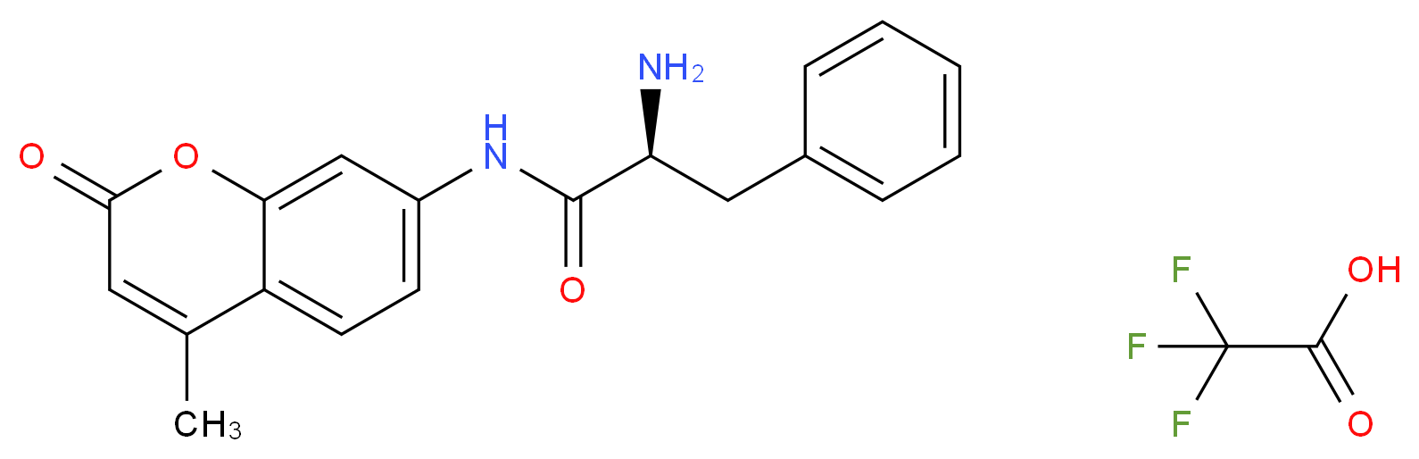 L-Phenylalanine 7-amido-4-methylcoumarin trifluoroacetate salt_分子结构_CAS_108321-84-2)