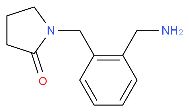 1-[2-(aminomethyl)benzyl]-2-pyrrolidinone_分子结构_CAS_953891-80-0)