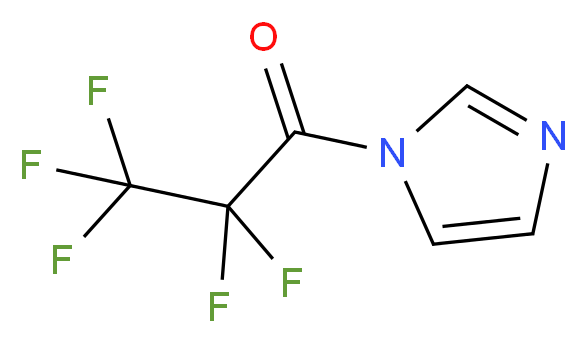 2,2,3,3,3-pentafluoro-1-(1H-imidazol-1-yl)propan-1-one_分子结构_CAS_71735-32-5