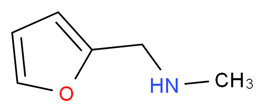 (furan-2-ylmethyl)(methyl)amine_分子结构_CAS_4753-75-7