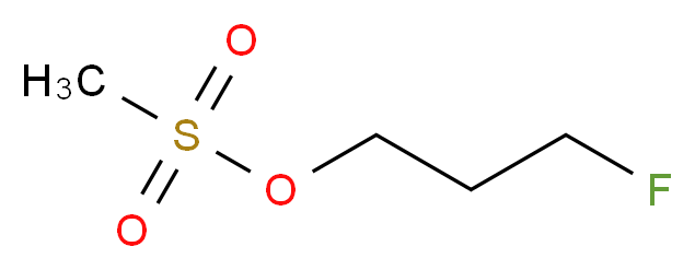 3-Fluoropropyl methanesulphonate 98%_分子结构_CAS_372-04-3)