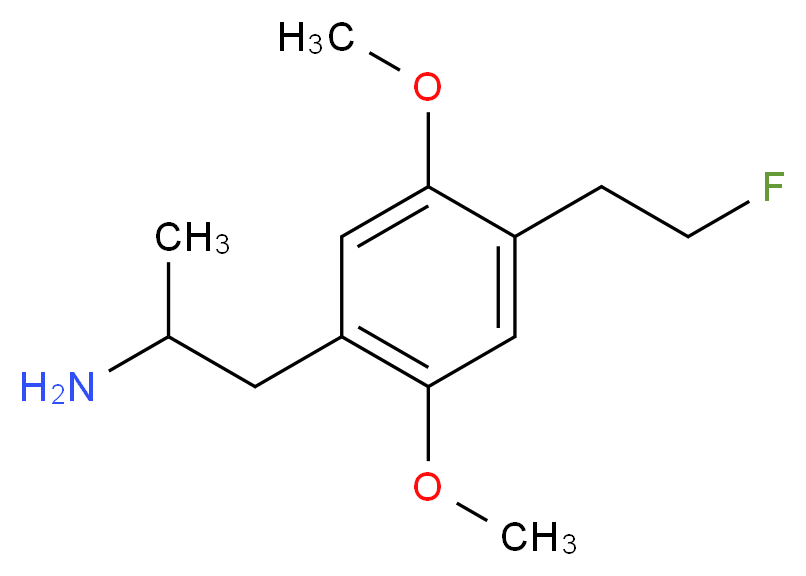 2,5-Dimethoxy-4-(2-fluoroethyl)amphetamine_分子结构_CAS_121649-01-2)