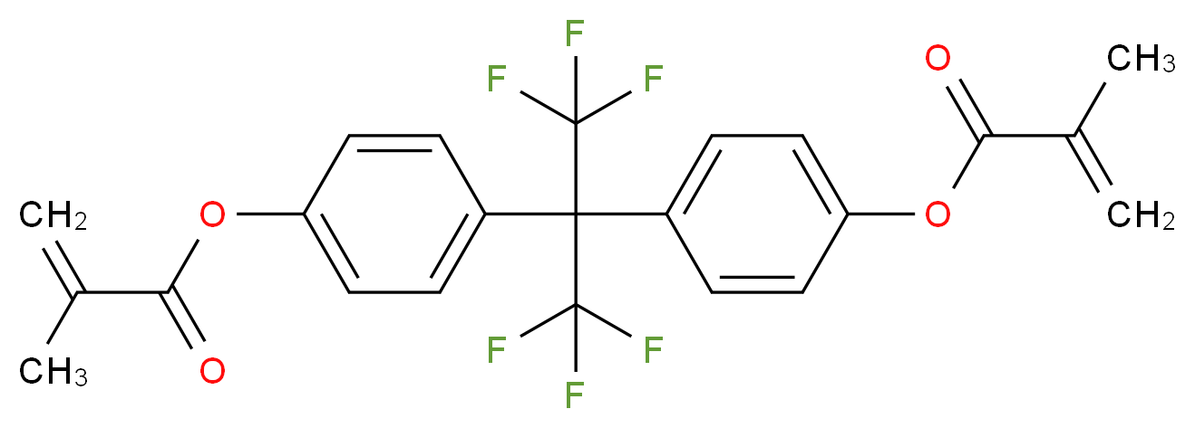 2,2-Bis(4-methacryloxyphenyl)-1,1,1,3,3,3-hexafluoropropane_分子结构_CAS_108050-42-6)