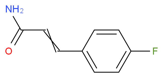 3-(4-fluorophenyl)prop-2-enamide_分子结构_CAS_127406-78-4