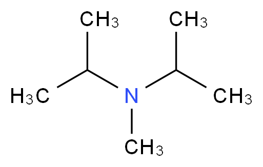 DIISOPROPYLMETHYLAMINE_分子结构_CAS_10342-97-9)