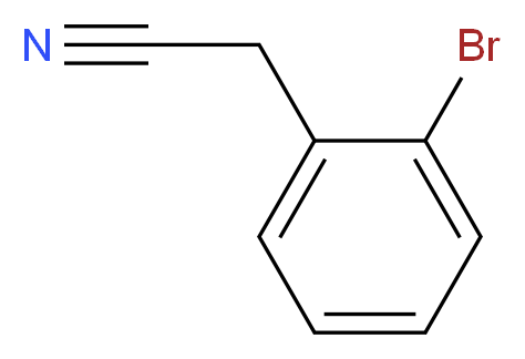 2-(2-bromophenyl)acetonitrile_分子结构_CAS_19472-74-3