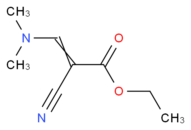 ethyl 2-cyano-3-(dimethylamino)acrylate_分子结构_CAS_16849-87-9)