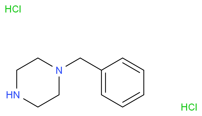 1-benzylpiperazine dihydrochloride_分子结构_CAS_5321-63-1