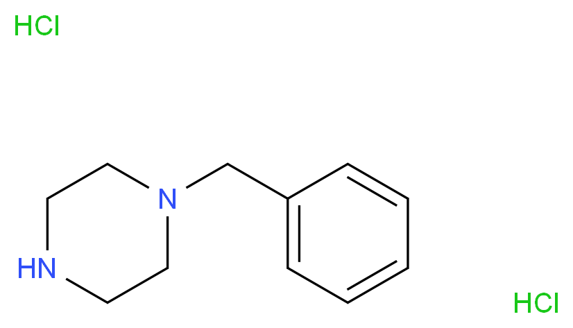 1-Benzylpiperazine dihydrochloride_分子结构_CAS_5321-63-1)