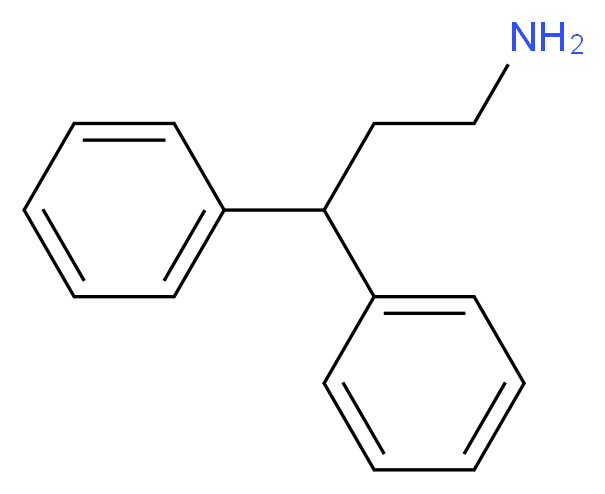 3,3-diphenylpropan-1-amine_分子结构_CAS_5586-73-2)