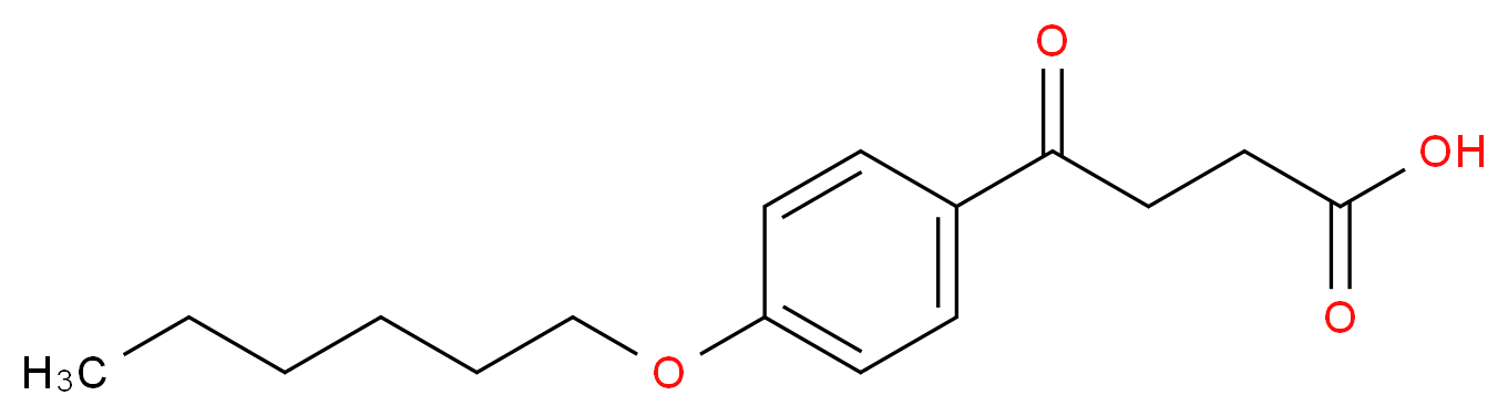 4-[4-(hexyloxy)phenyl]-4-oxobutanoic acid_分子结构_CAS_64779-14-2)