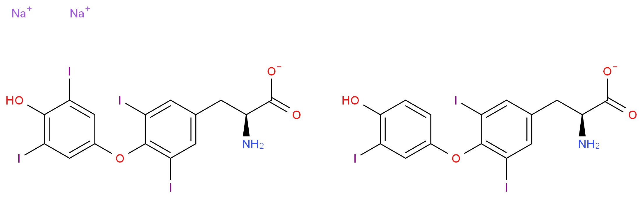 Liotrix_分子结构_CAS_8065-29-0)