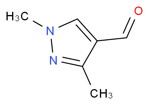 1,3-Dimethyl-1H-pyrazole-4-carbaldehyde_分子结构_CAS_25016-12-0)