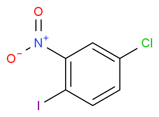 4-chloro-1-iodo-2-nitrobenzene_分子结构_CAS_5446-05-9