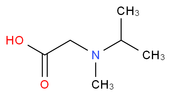 2-[methyl(propan-2-yl)amino]acetic acid_分子结构_CAS_108957-96-6