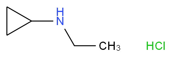 N-cyclopropyl-N-ethylamine hydrochloride_分子结构_CAS_672302-35-1)