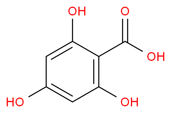 2,4,6-trihydroxybenzoic acid_分子结构_CAS_83-30-7