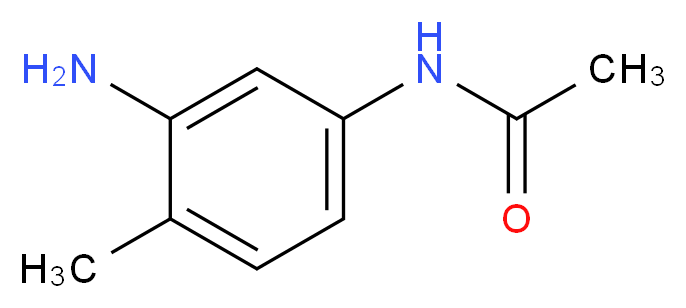 N-(3-Amino-4-methylphenyl)acetamide_分子结构_CAS_6375-16-2)