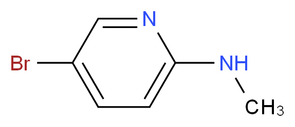 5-bromo-N-methylpyridin-2-amine_分子结构_CAS_84539-30-0)