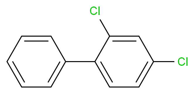 2,4-dichloro-1-phenylbenzene_分子结构_CAS_33284-50-3