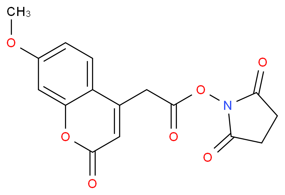 7-Methoxy-4-coumarinylacetic acid N-succinimidyl ester_分子结构_CAS_)