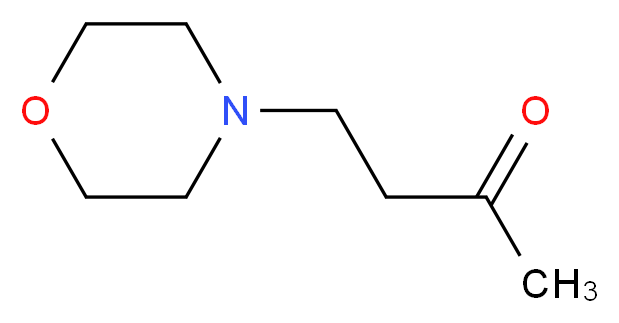 4-(morpholin-4-yl)butan-2-one_分子结构_CAS_6050-58-4