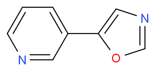 3-Oxazol-5-yl-pyridine_分子结构_CAS_70380-74-4)