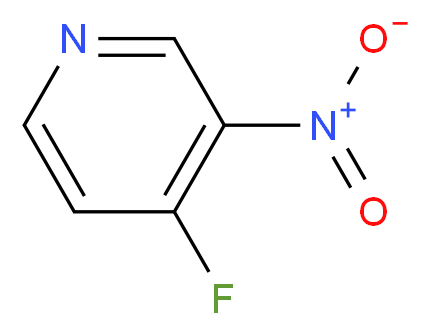 4-Fluoro-3-nitropyridine_分子结构_CAS_115812-96-9)