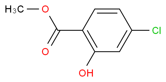 Methyl 4-chloro-2-hydroxybenzoate_分子结构_CAS_22717-55-1)