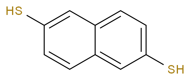 2,6-Naphthalenedithiol_分子结构_CAS_96892-95-4)