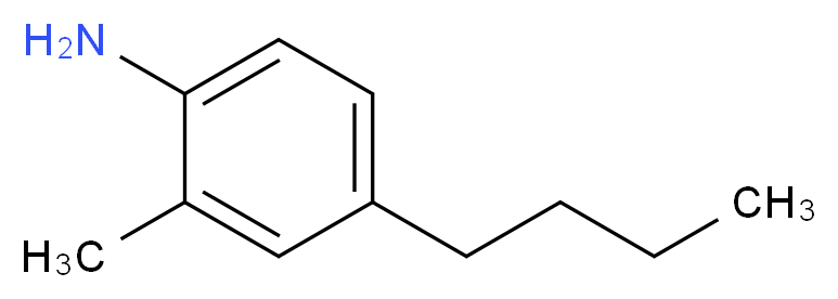 4-butyl-2-methylaniline_分子结构_CAS_72072-16-3)