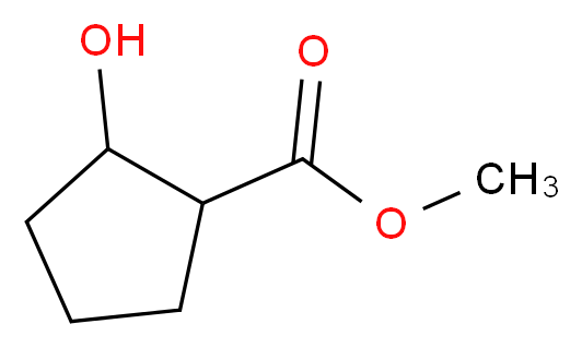 Methyl 2-hydroxycyclopentanecarboxylate_分子结构_CAS_933-92-6)