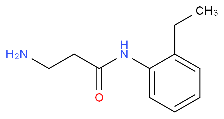 N~1~-(2-ethylphenyl)-beta-alaninamide_分子结构_CAS_938515-55-0)