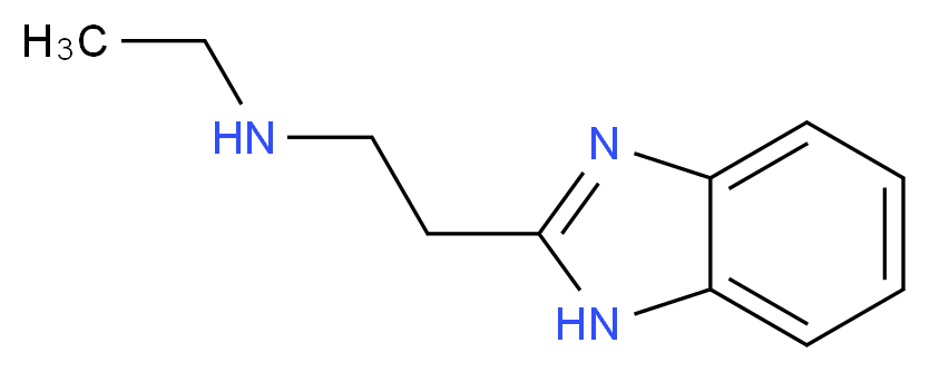 N-[2-(1H-Benzimidazol-2-yl)ethyl]-N-ethylamine_分子结构_CAS_)